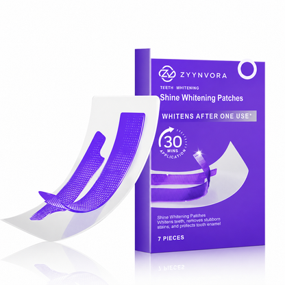 Purple Teeth Whitening Strips – Fast &amp; Gentle Teeth Brightening (7 Pack)