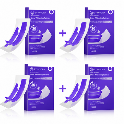 Purple Teeth Whitening Strips – Fast &amp; Gentle Teeth Brightening (7 Pack)