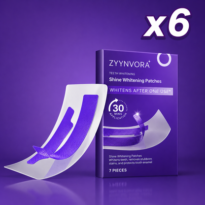 Purple Teeth Whitening Strips – Fast &amp; Gentle Teeth Brightening (7 Pack)